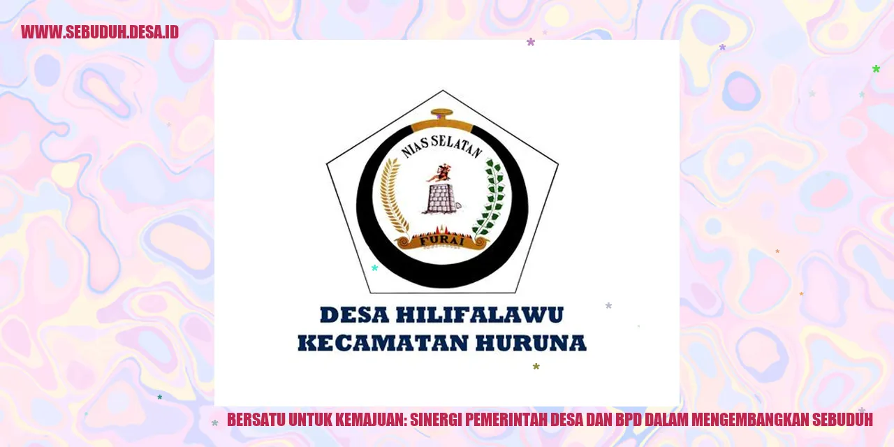 Bersatu untuk Kemajuan: Sinergi Pemerintah Desa dan BPD dalam Mengembangkan Sebuduh