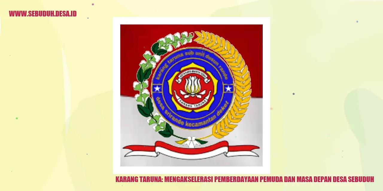 Revolusi Karang Taruna: Masa Depan Desa Sebuduh!