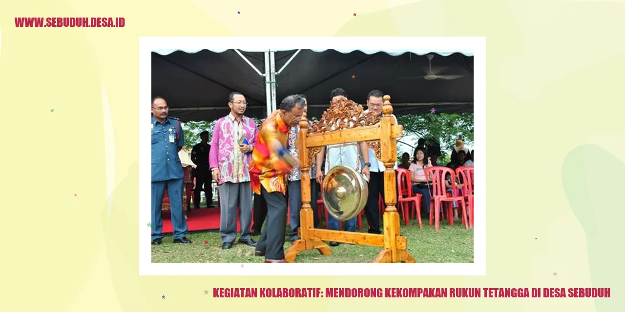 Kegiatan Kolaboratif: Mendorong Kekompakan Rukun Tetangga di Desa Sebuduh