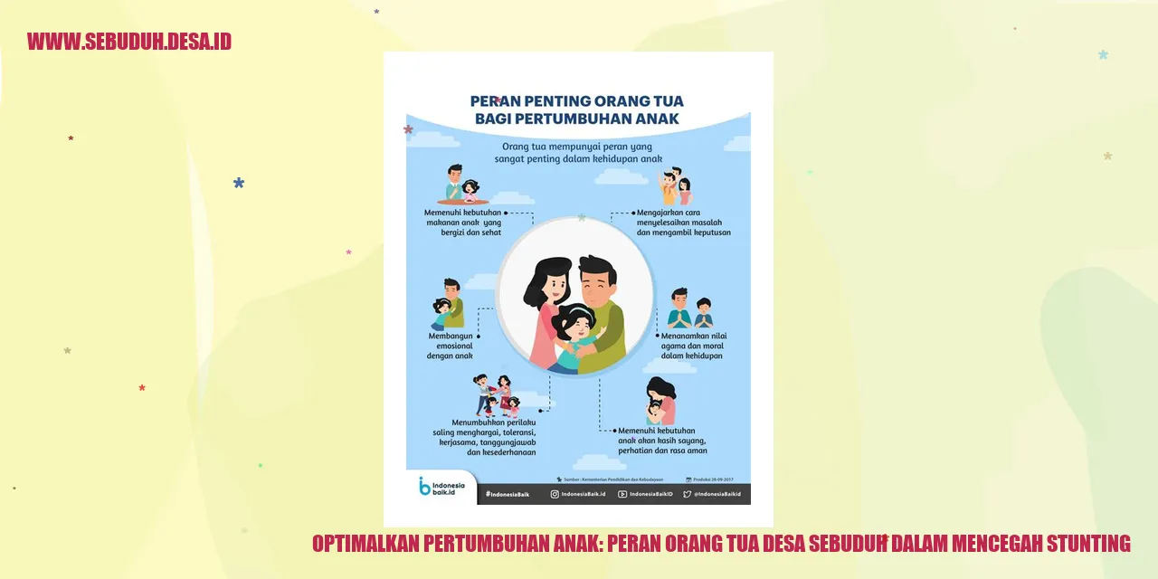 Optimalkan Pertumbuhan Anak: Peran Orang Tua Desa Sebuduh dalam Mencegah Stunting