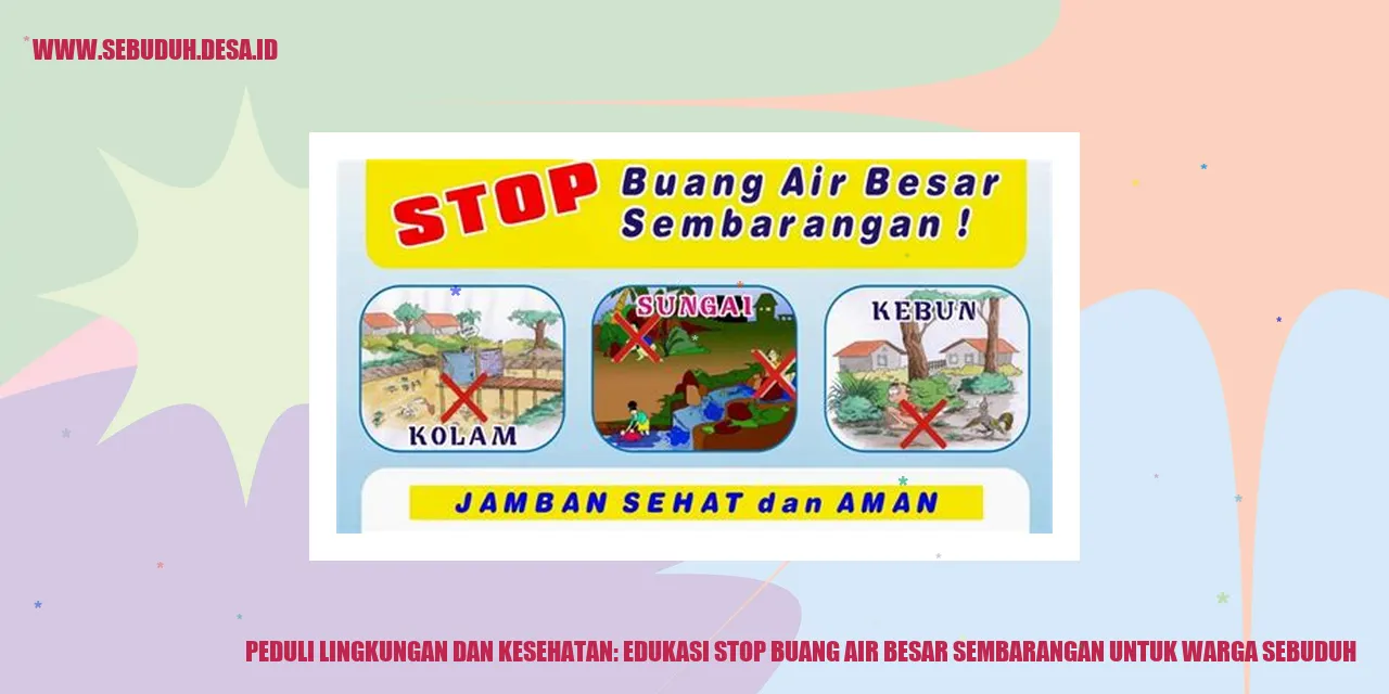 Peduli Lingkungan dan Kesehatan: Edukasi Stop Buang Air Besar Sembarangan untuk Warga Sebuduh