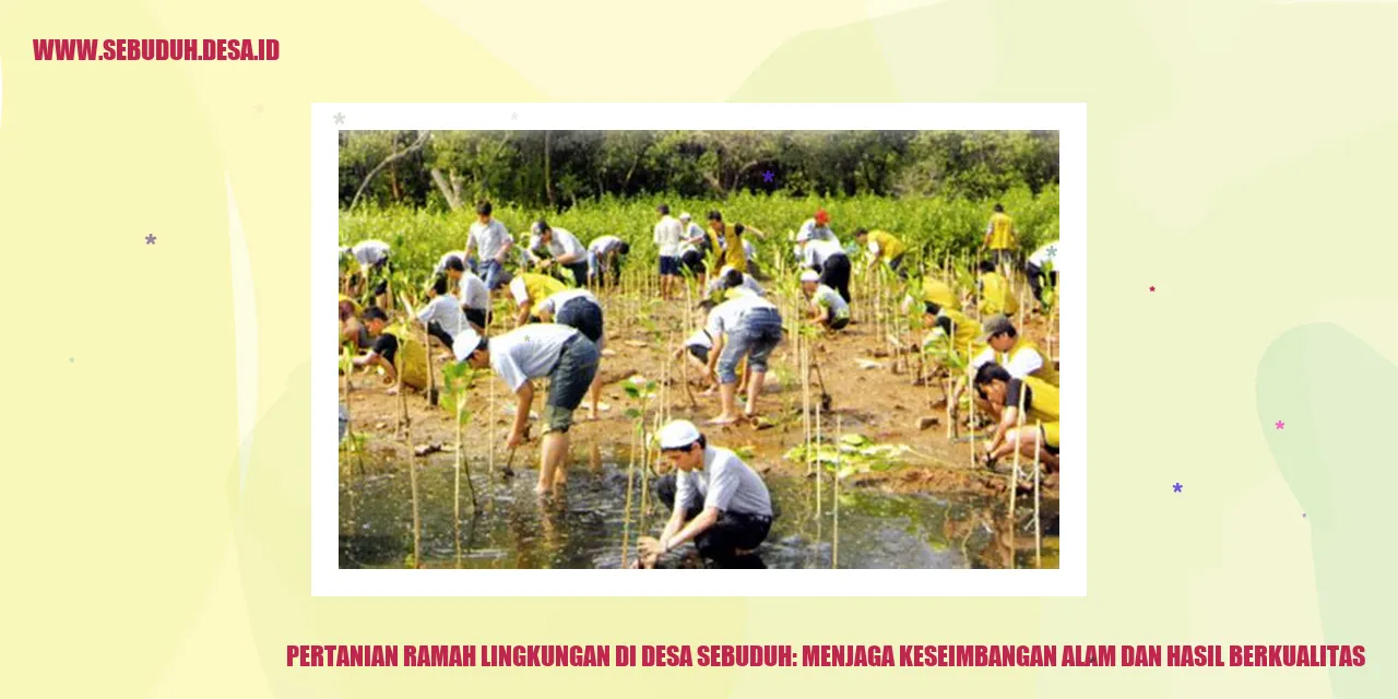 Pertanian Ramah Lingkungan di Desa Sebuduh: Menjaga Keseimbangan Alam dan Hasil Berkualitas