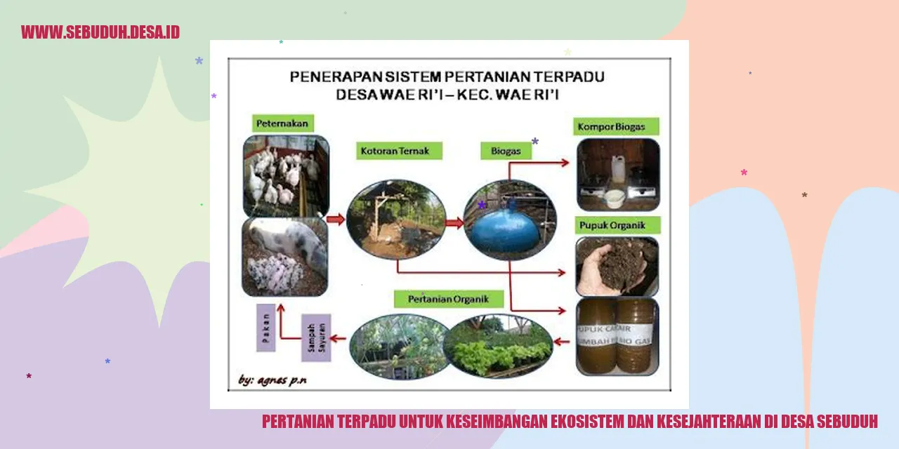 Pertanian Terpadu untuk Keseimbangan Ekosistem dan Kesejahteraan di Desa Sebuduh