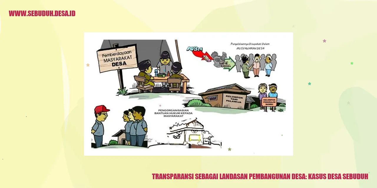 Transparansi sebagai Landasan Pembangunan Desa: Kasus Desa Sebuduh